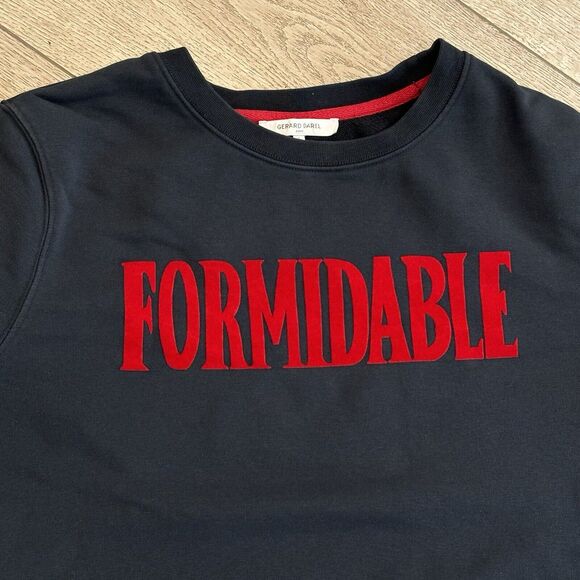 Gerard Darel Womens Formidable Blue Crew Neck Long Sleeve Sweater Top Size 2 - Picture 4 of 9